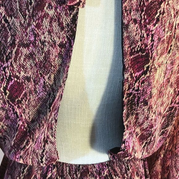 Bar III Pink and Purple Backless Dress - Picture 7 of 11